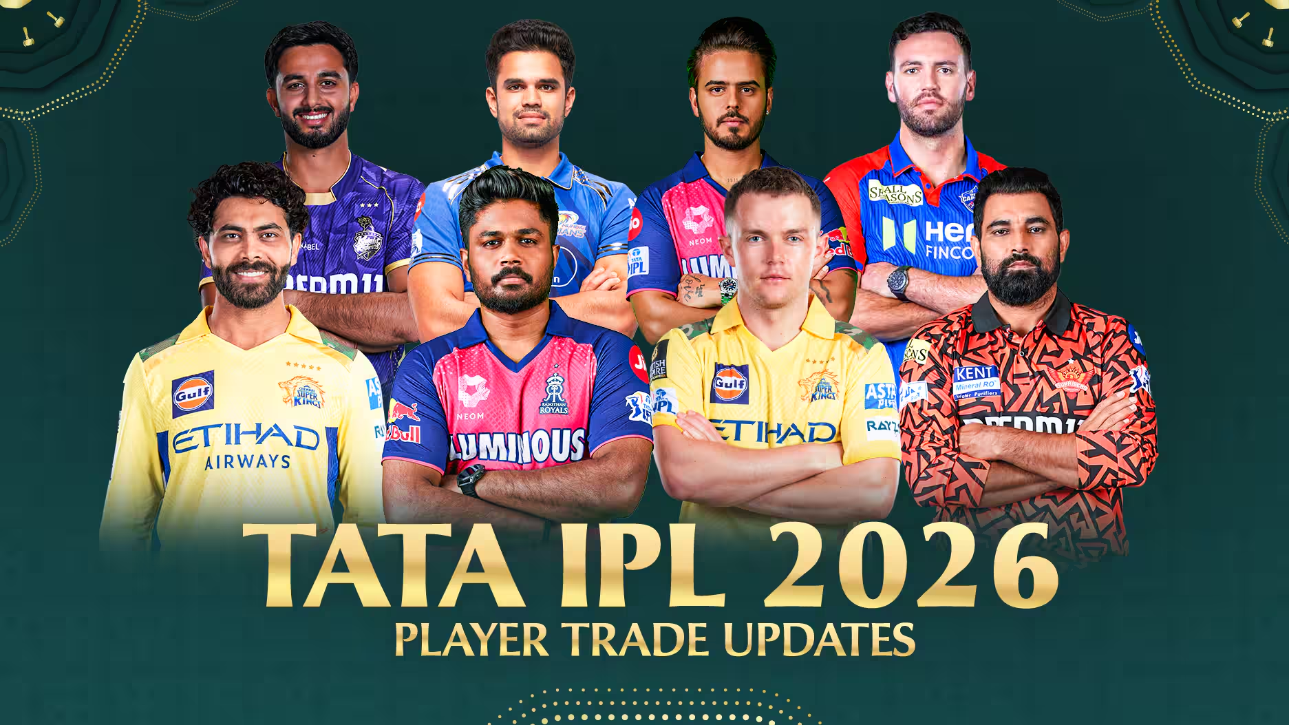 IPL 2026 all teams and captains - Bet on Olabet99